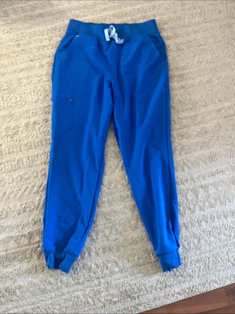 Figs Royal Blue Drawstring Jogger Scrub Technical Collection Pants Large